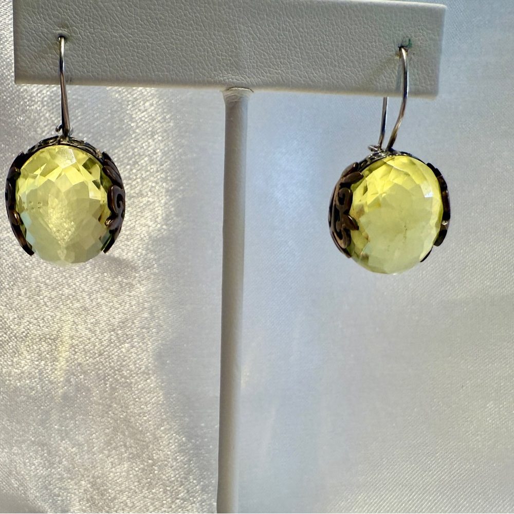 Bora Citrine Earrings